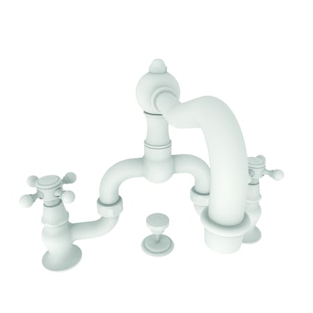 Newport Brass Lavatory Bridge Faucet in Matte White 930B-52